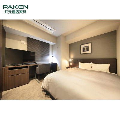 Five Star Oak Veneer Hotel Bedroom Furniture Sets