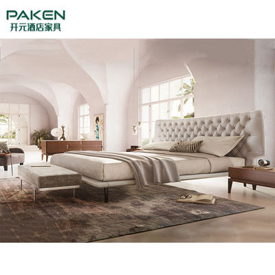 Προσαρμόστε το σύγχρονο κρεβάτι ύφους Furniture&amp;Fashionable κρεβατοκάμαρων επίπλων βιλών