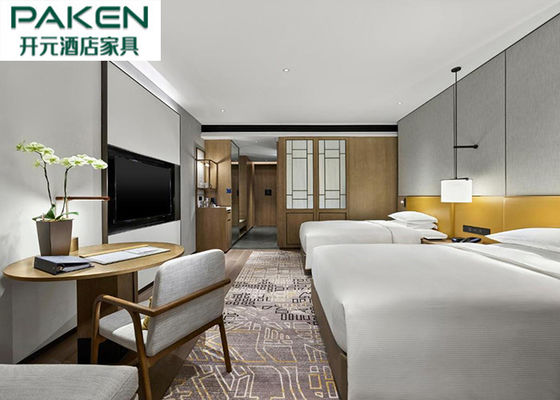 Το μεταβλητό χρώμα ξενοδοχείων Hilton επικάλυψε πλήρως Headboard και κρεβατιών τη βάση για όλα τα ξενοδοχεία